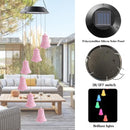 Hanging Colour Changing Solar Powered LED cracked bell Garden Outdoor Wind Chim`