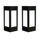 Solar Fence Post LED Cap Light Waterproof Street Garden Lamp (Warm White)