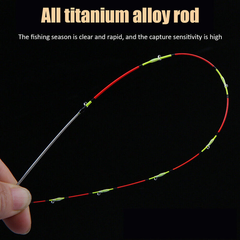 Full Titanium Alloy LED Raft Tip Repair Rod Pole Tip Fishing Tackle (0.5mm)