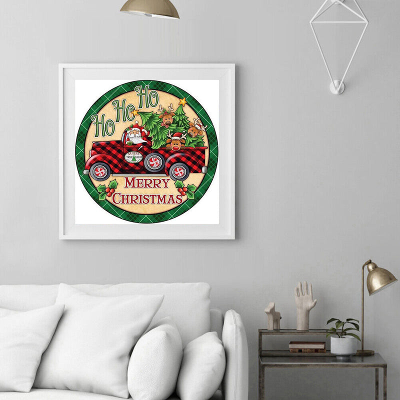 Frameless Oil Paint By Numbers DIY Christmas Picture Craft Home Decoration Kit