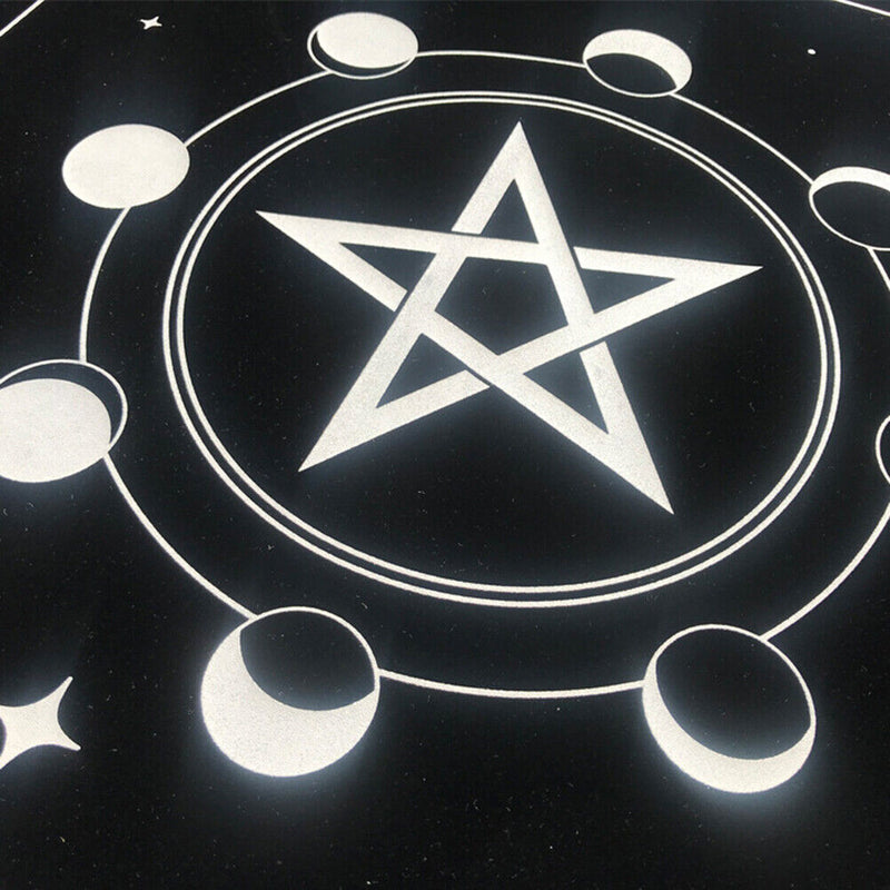 Divination Altar Cloth Board Game Fortune Astrology Card Pad Foldable 49x49