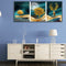 Canvas Paint By Numbers Golden Deer 3 Panel Oil Hand Painted Home Drawing Kit