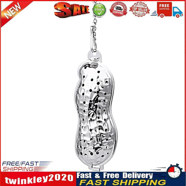 Peanut Shaped Tea Strainer Herbal Spice Infuser Loose Leaf Filter Device Newly
