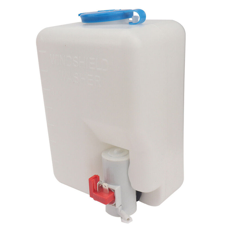 1.5L Windshield Washer Fluid Tank 12V Washer Pump Kit with Switch Pants Nozzles