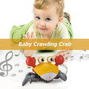 #A Tummy Time Crawling Crab Avoid Obstacles Interactive Crawling Crab Birthday G