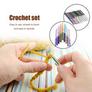 Soft Ceramic Handle Crochet Needles Crocheting Hooks Set Sweater Knitting Weave
