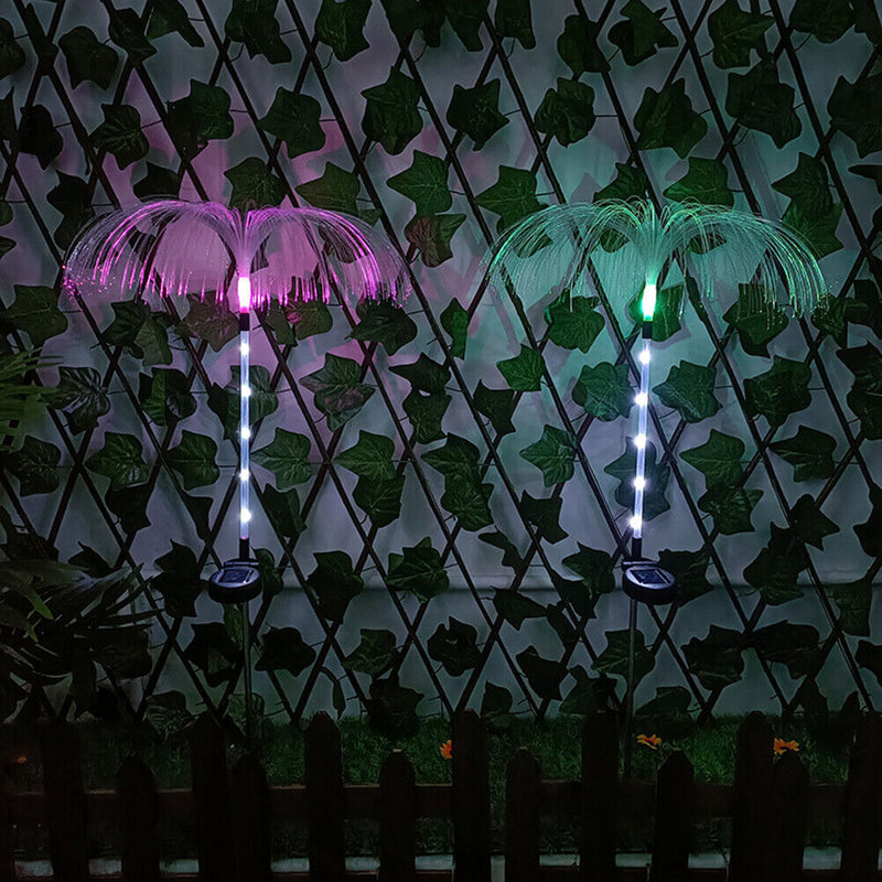 3pcs Jellyfish Solar Light - Outdoor Garden Way - Lawn Yard - LED Rod Male Lamp