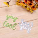 Metal Letters Embossing Cutting Dies Stencils for DIY Scrapbooking Album-202419