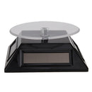 Solar Showcase 360 Turntable Rotating Jewelry Watch Ring Display Stand 037