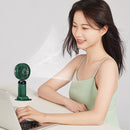 #A Portable Handheld Hanging Neck Fan Multifunctional LED Display Air Cooling Fa