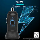 Auto Accessories Car Charger Socket Car Cigarette Lighter Dual USB Charger