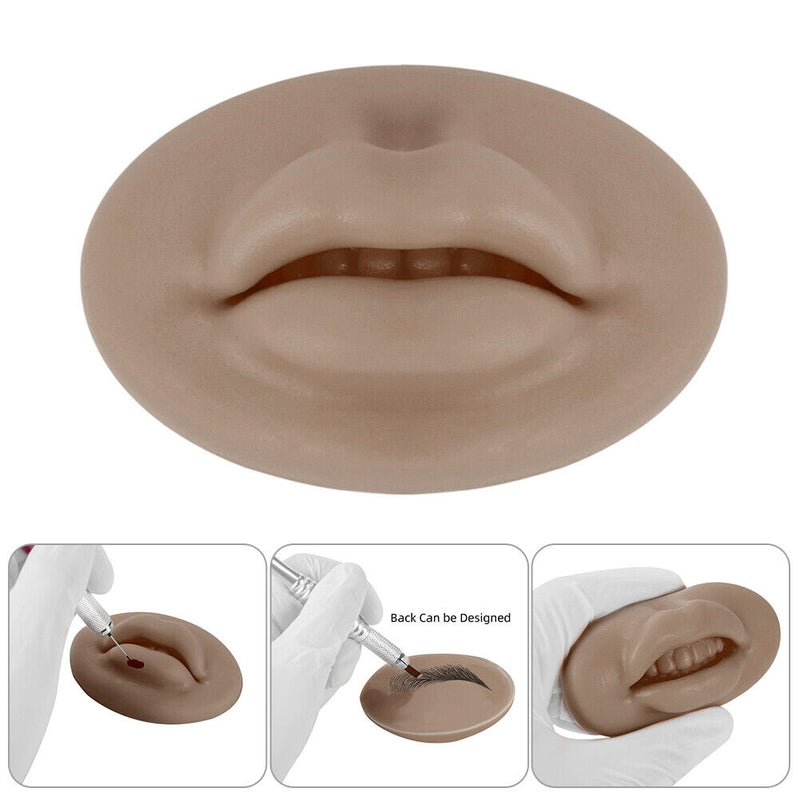 Permanent Makeup Practice Soft Elastic Silicone Practice Lips Skin for Beginners