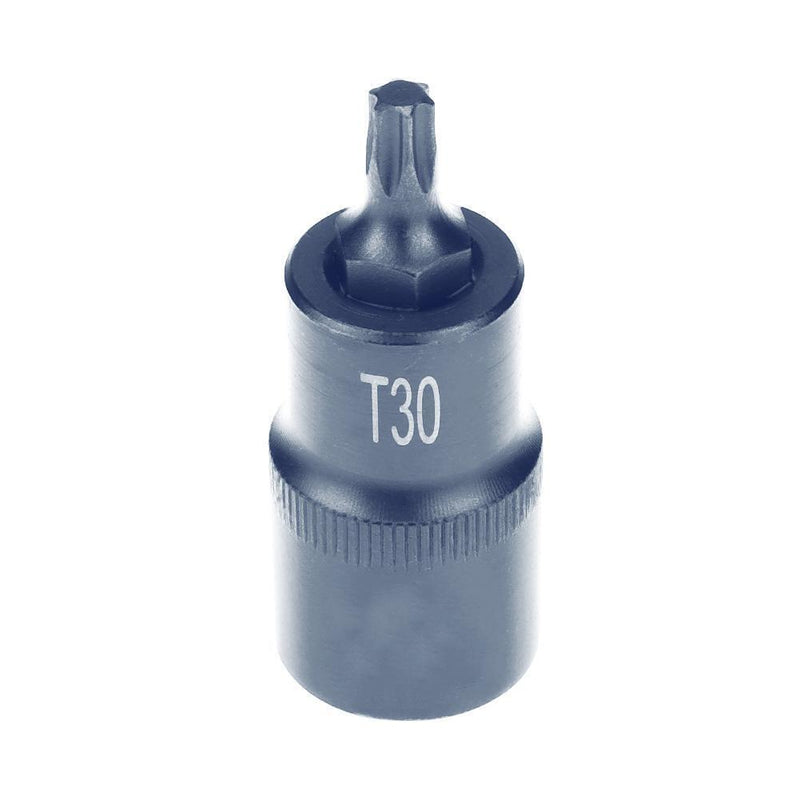 Torx Screwdriver Adapter Bit 1/2 in Socket Bits Drive Sockets Hand Tool(T30