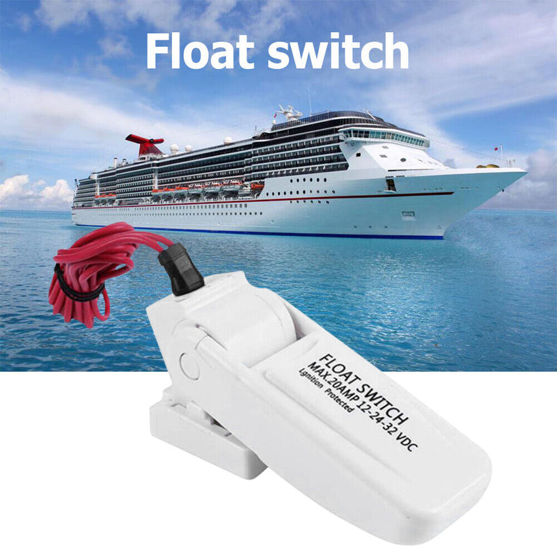 12-32V 1100GPH Marine Submersible Automatic Bilge Pump Float Switch Hardware