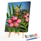 Oil Paint by Numbers Butterfly Flower Canvas Artwork Living Room Picture Decor