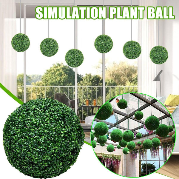 Artificial Plant Ball Topiary Tree Boxwood Home Outdoor Wedding Party FAST#