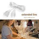 LED Light String Extension Power Cord for Home Christmas Garland Lamp (A)