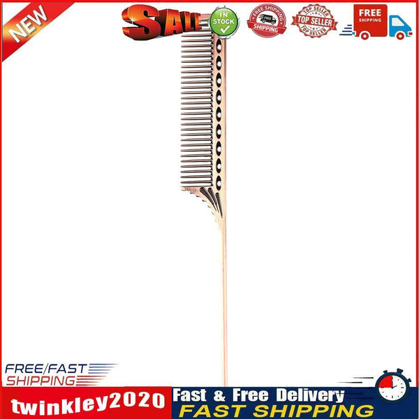 Pro Anti-static Comb Hair Styling Brush Haircut Comb Salon Tools (Bronze) Newly