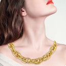 Street Hip Hop Necklace Punk Big Thick Chain Lady Scrub Necklace Choker Nightclub