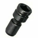 Wrench 1/2inch Drive to 1/4inch Change Socket Adapter Hex Drill Chuck Converter