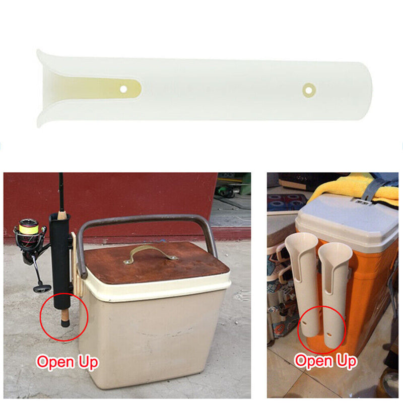 Plastic Fishing Rod Barrel Holder Vertical Inserting Pole Tube Stand Suppor