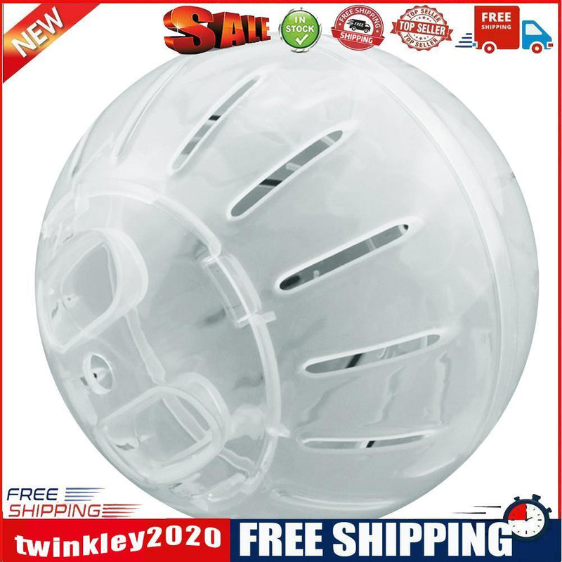 Pet Mini Jogging Ball Hamster Exercise Plastic Clear Trot Ball Toys (White)