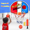 Plastic Hanging Basketball Basket Hoop Set Mini Basketball Board Frame (A) Newly