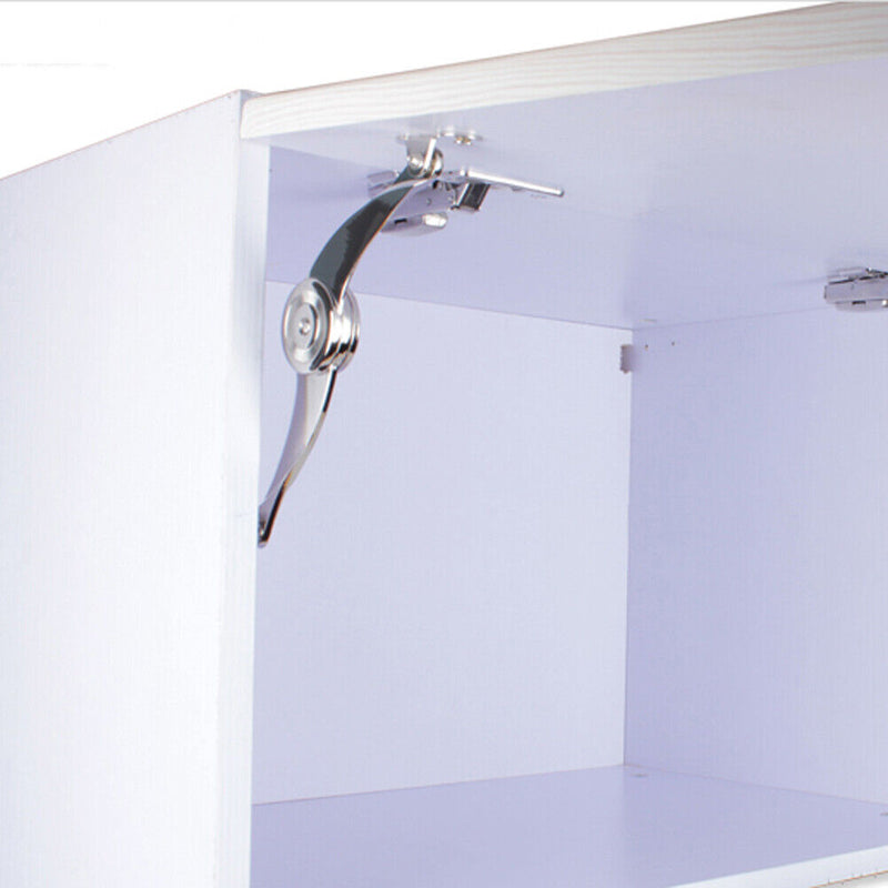 Cabinet Cupboard door Furniture Lift up Strut Lid Flap Stay Support Hinge Newly