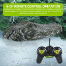 Flytec V002 Waterproof 2.4GHz Alligator RC Boat Simulation Spoof Toys Green
