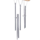 Lucky Metal Wooden White Wind Chime Garden Household Decor Birthday Gift