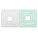 4pcs Metal Cutting Dies Stencils for DIY Scrapbooking Photo (Square Love)