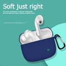 Silicone Case w/ Keychain for ZMI PurPods Pro Earbuds Charging Case (Blue) Newly