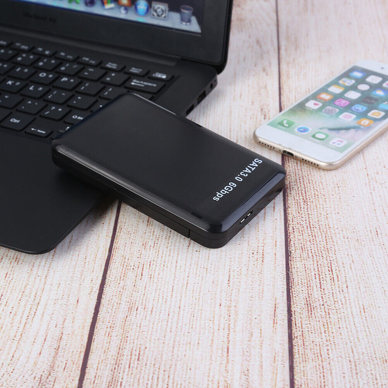 2.5 inch USB3.0 to SATA 3.0 HDD Hard Disk Drive External Case Box (Black)