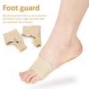 Toe Separator Straightener Pad Elastic Hallux Thumb Valgus Corrector (L) Newly