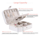 Travel Jewelry Display Box Earrings Necklace Bracelet Ring Watch Storage Case
