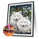 Diamond Painting Wolf Full Round Drill Picture of Rhinestone DIY Drawing Kit