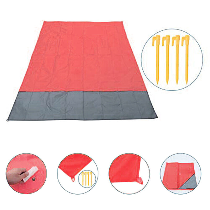 Portable Waterproof Beach Camping Mat Outdoor Picnic Hiking Sleeping Blanket