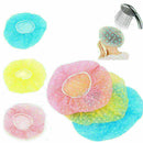 Women's Waterproof Elastic Plastic Dot Shower Bathing Hats Hair