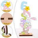 Ornament Bunny Carrot Faceless Gnome Happy Easter Easter Wooden Decoration