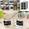 40x Kitchen Accessories Blackboard Stickers Labels Rewritables White With K9I8