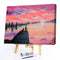 Frameless Sunrise Fishing Oil Paint By Numbers Kit Handmade Drawing On Canvas