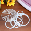 Metal Cutting Dies Circle Frame Stencils DIY Scrapbooking Paper Cards Die C