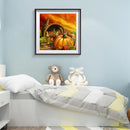 Diamond Painting Sunflower Pumpkin Full Round Wall Picture 30x30cm (B2314)