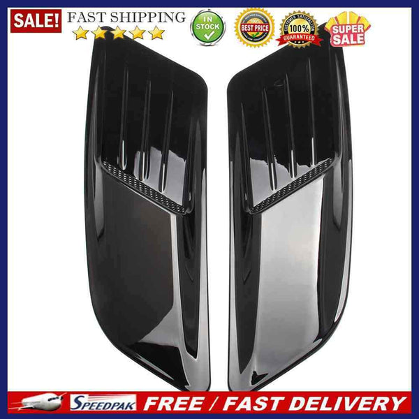 1 Pair Hood Air Flow Intake Scoop Bonnet Vent Trim for Ford Mustang 2015-2017