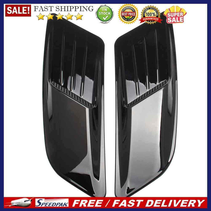 1 Pair Hood Air Flow Intake Scoop Bonnet Vent Trim for Ford Mustang 2015-2017