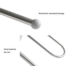 Stainless Steel Hanger Home Storage Rack Clothes Stand Organizer (White) Newly