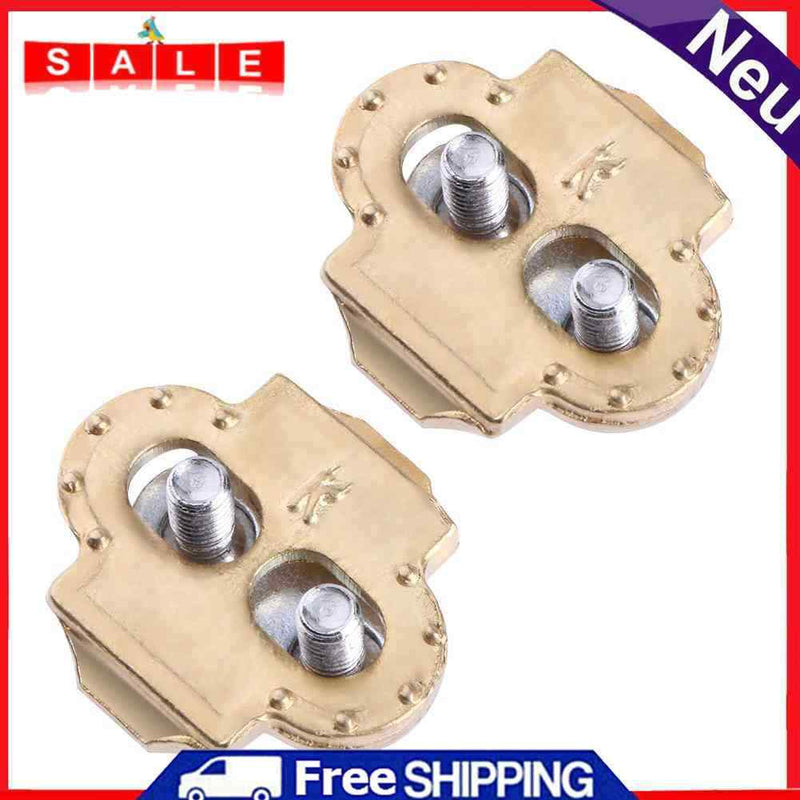 1 Pair MTB Bike Self Inhibition Quirle Lock Plate Pedal Cleat Cycling Peda