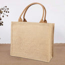Burlap Totes Handbag, Women Eco Friendly Shopping Wallet Top-handle Grocery Bags
