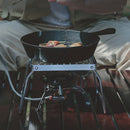 Folding Backpacking Camping Stove Oven BBQ Grill Rack Stand Barbecue Accessories
