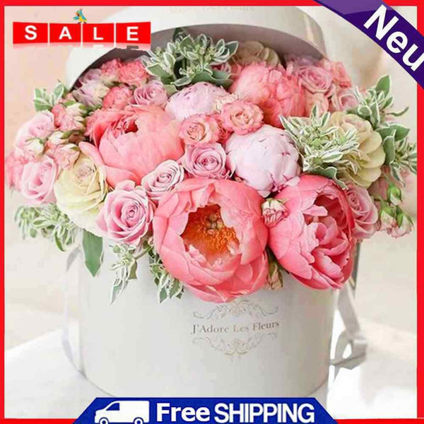 Flower in Box 5D DIY Full Drill Diamond Painting Rhinestone Christmas Gift Decor